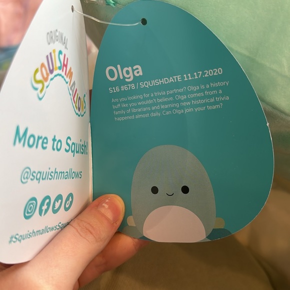 Olga Original Squishmallows 16” NWT S16 #678 16 Inch - Picture 4 of 6